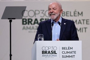 Le président Lula au
