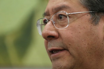 Le président de la Bolivie, Luis