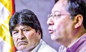 Evo Morales et Luis Arce