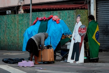 Sur l'image, deux habitants