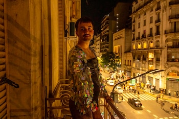 Igor Muzalevskii lors d'une fête