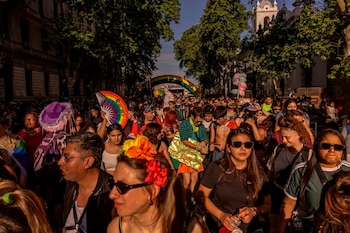 Les participants à la marche