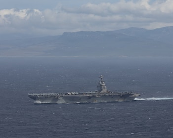 Le porte-avions USS Gerald R.