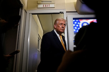 Donald Trump ce vendredi à