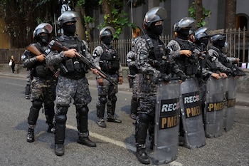 Membres de la police militaire