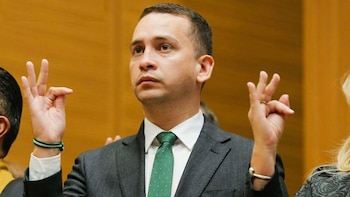 Romer Saucedo, président de la Cour