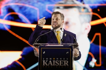 Johannes Kaiser, candidat du Parti