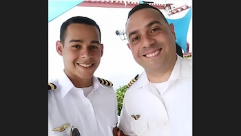 Le pilote Charles Cordero dans