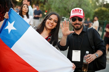 Les partisans de José Antonio Kast,