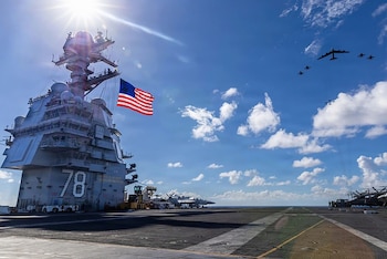 Le porte-avions USS Gerald Ford