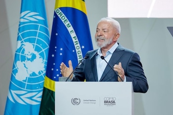 Le président du Brésil, Luiz