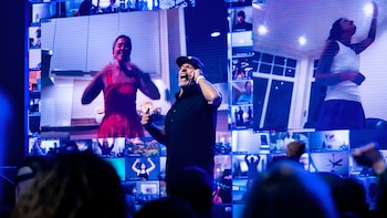 Le conférencier motivateur a présenté son