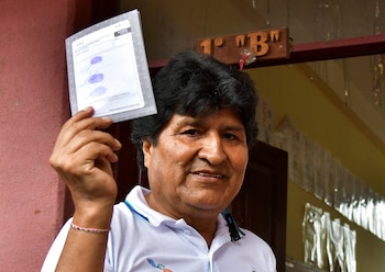 Morales reste dans la zone