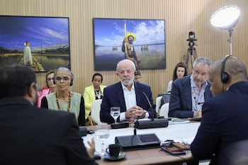 Le président du Brésil, Luiz