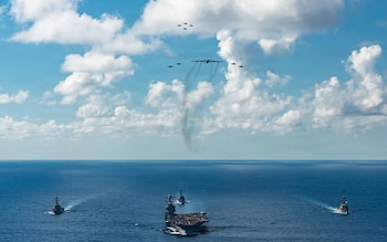 Le porte-avions USS Gerald R.