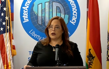 Iliana Lavastida lors de sa présentation