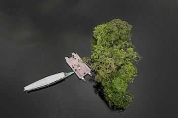 Une vue aérienne avec un drone