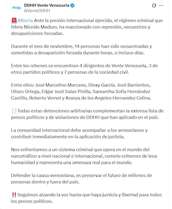 La déclaration de Vente Venezuela
