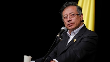   Le président colombien, Gustavo