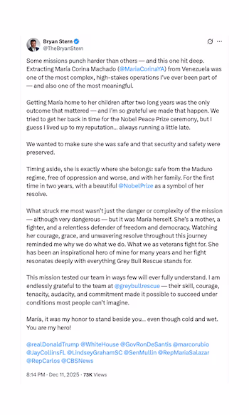 Message de Bryan Stern