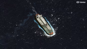 Une image satellite montre le