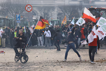 Des milliers d'agriculteurs ont manifesté
