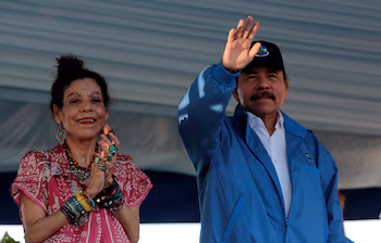Daniel Ortega et Rosario Murillo