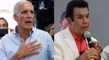 Nasry Asfura et Salvador Nasralla,
