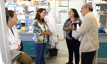 L'astronome Gonzalo Tancredi pendant