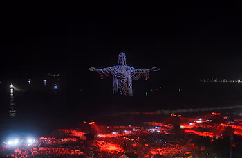 Pendant la célébration, il y avait