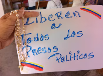 Les Vénézuéliens réclament les prisonniers