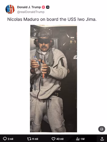 Trump a publié la première photo