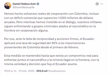 - crédit @DanielNoboaOk/X