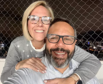 Rafael Tudares avec son