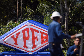 Le logo des champs pétrolifères