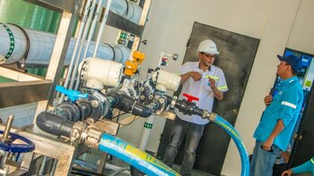 Le projet de dessalement intègre