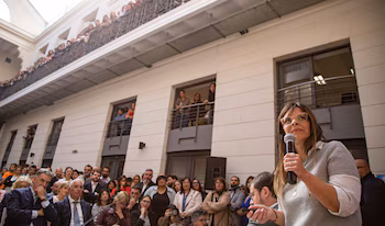 La présidente de l'INAU, Claudia