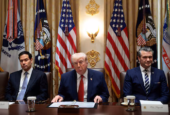 Avant une réunion du Cabinet ce jeudi, Trump a déclaré que Maduro n'avait été poursuivi que pour une fraction de ses crimes et qu'il prévoyait de nouvelles enquêtes. (Reuters/Evelyn Hockstein)