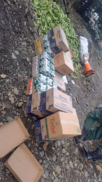 Un homme a pris la fuite après avoir détecté la présence des autorités. Photo gracieuseté du ministère public.