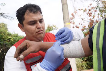 La Croix-Rouge salvadorienne complète la subvention de l'État avec des fonds générés par le Centre du sang et des dons internationaux pour approvisionner ses sections./(Réseaux Croix-Rouge)