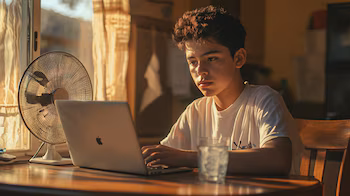 Salles de classe chaudes, effets du climat, chaleur dans les classes, santé des enfants, températures des écoles, impact éducatif dû à la chaleur extrême. - (Informations sur l'image illustrative)