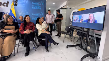 La Plateforme Démocratique Unitaire (PUD) a présenté son projet de convocation d'élections : « Seul un gouvernement légitime instaurera l'État de droit »