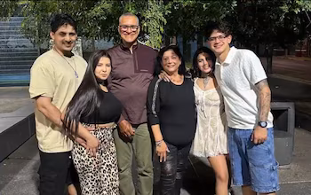 Mendoza, un Vénézuélien de 62 ans, avait convaincu sa famille de vivre en Uruguay (Capture Telemundo/Chaîne 12)