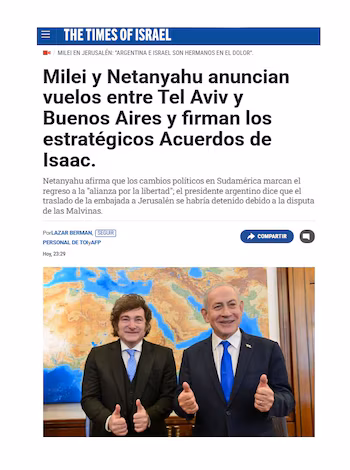 Collage Javier Millei - Presse Internationale