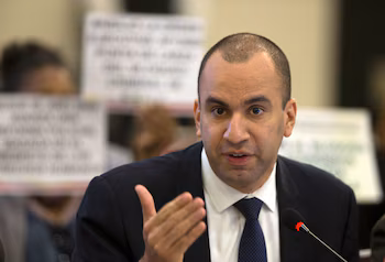 Photo d'archives de Larry Devoe, nouveau procureur général du Venezuela (EFE/Orlando Barría)