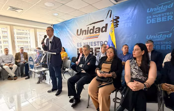 La Plateforme Démocratique Unitaire (PUD) a présenté son projet de convocation d'élections : « Seul un gouvernement légitime instaurera l'État de droit »