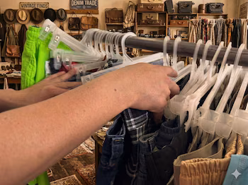 Les vêtements d'occasion ne sont plus seulement une affaire d'économie, mais de styles uniques. (Visuels IA)