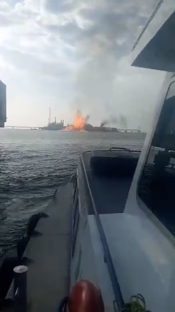 Un incendie affecte une usine à gaz exploitée par PDVSA dans le lac Maracaibo