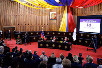 La Cour suprême de justice du Venezuela sera réformée après la signature de Delcy Rodríguez (REUTERS/Leonardo Fernández Viloria/File)