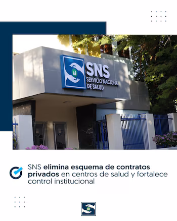 L'institution nationale de santé officialise le retrait des entreprises privées des centres hospitaliers publics (Autorisation @SNSRDO).